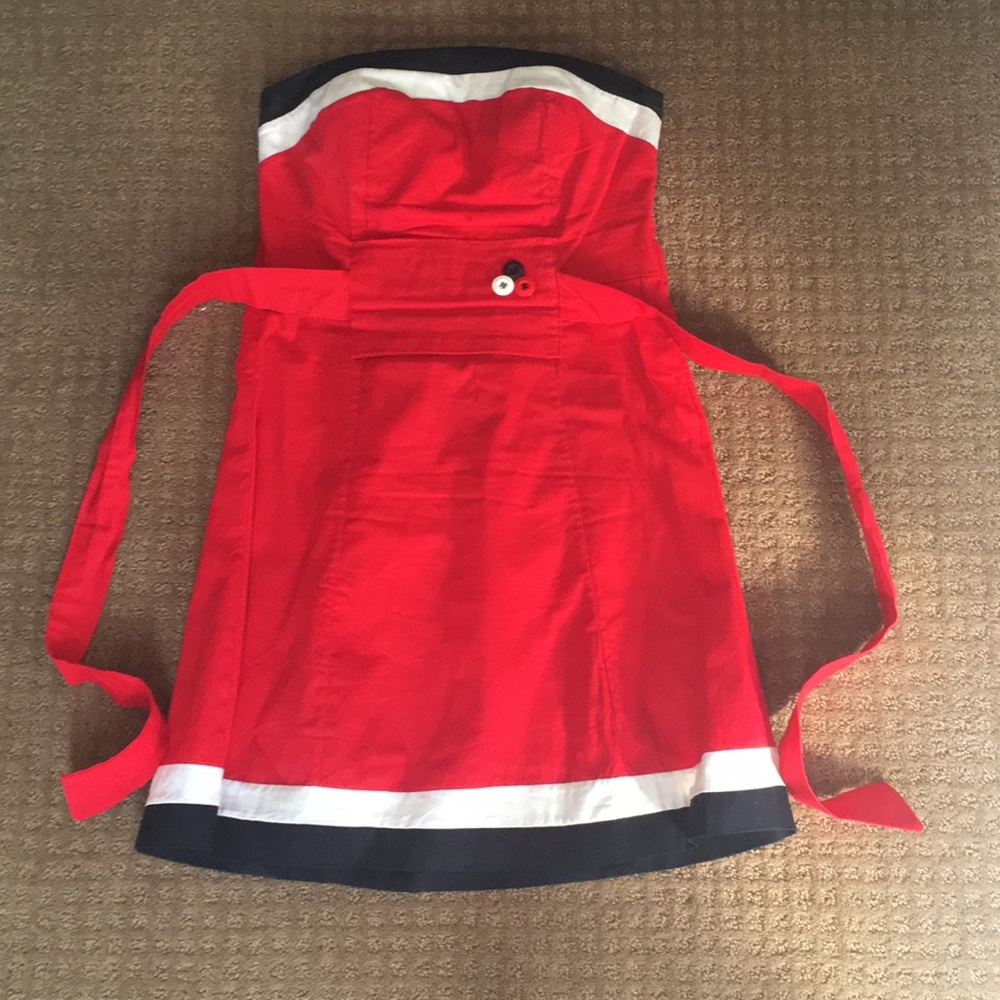 Italian boutique mini dress red/white/blue